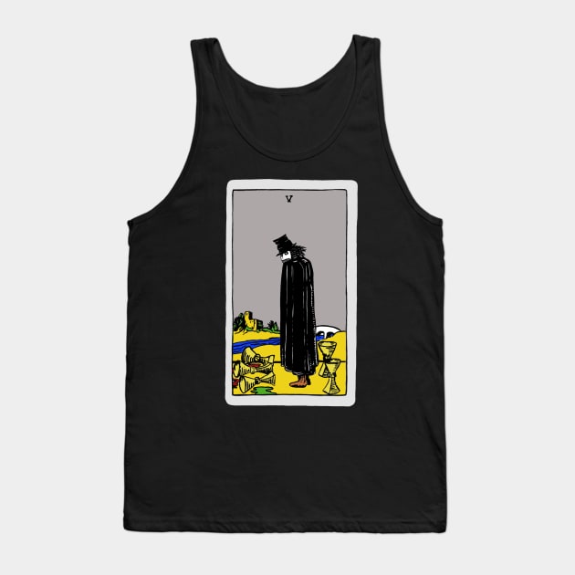 Babadook Five of Cups Tarot Tank Top by This Is Fun, Isn’t It.